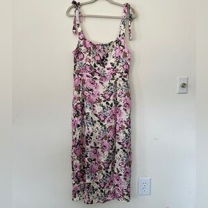 Floral midi dress